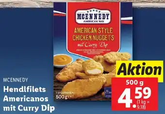 Lidl Hendlfilets Americanos mit Curry Dip Angebot