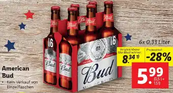 Lidl American Bud Angebot