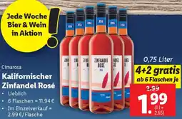 Lidl Kalifornischer Zinfandel Rosé Angebot