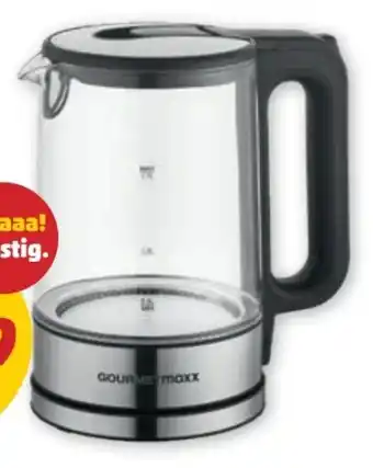 PENNY Gourmet Maxx LED-Glas-Wasserkocher Angebot