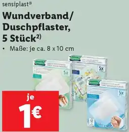 Lidl Wundverband/ Duschpflaster, 5 Stück Angebot