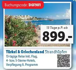 Lidl Türkei & Griechen`nd Strandhüpfen Angebot