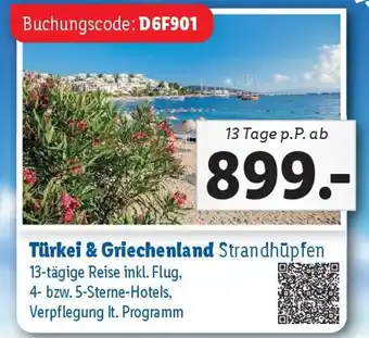 Lidl Türkei & Griechen`nd Strandhüpfen Angebot