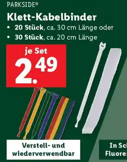 Lidl Klett-Kabelbinder Angebot