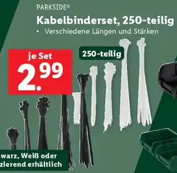 Lidl Kabelbinderset, 250-teilig Angebot