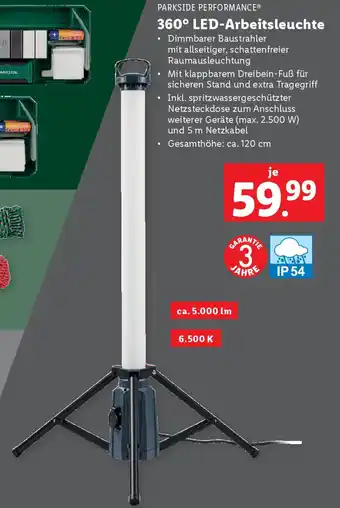 Lidl 360° LED-Arbeitsleuchte Angebot