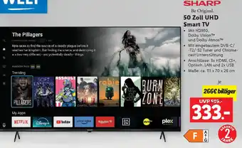 Lidl 50 Zoll UHD Smart TV Angebot