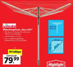 Lidl Wäschespinne „Sun-Lift" Angebot