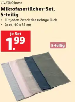 Lidl Mikrofasertücher-Set, 5-teilig Angebot