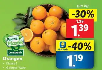 Lidl Orangen Angebot