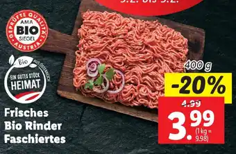 Lidl Frisches Bio Rinder Faschiertes Angebot