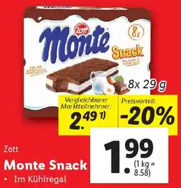 Lidl Monte Snack Angebot