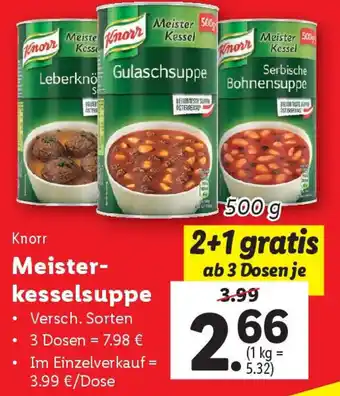 Lidl Meister- kesselsuppe Angebot