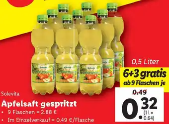 Lidl Apfelsaft gespritzt Angebot