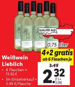 Lidl Weißwein Lieblich Angebot