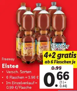 Lidl Freeway Eistee Angebot