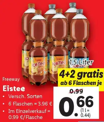 Lidl Freeway Eistee Angebot