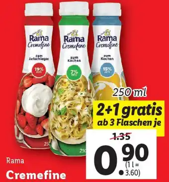 Lidl Rama Cremefine Angebot