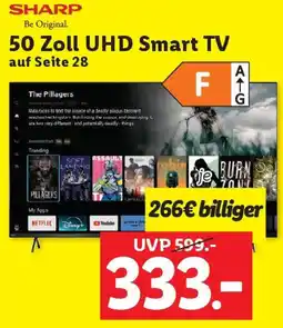 Lidl 50 Zoll UHD Smart TV Angebot