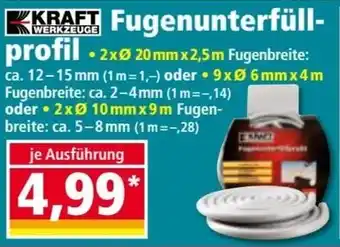 Norma Fugenunterfüll- profil Angebot