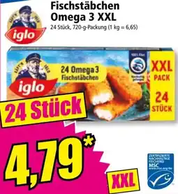 Norma Fischstäbchen Omega 3 XXL Angebot