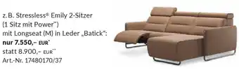 XXXLutz z. B. Stressless Emily 2-Sitzer Angebot