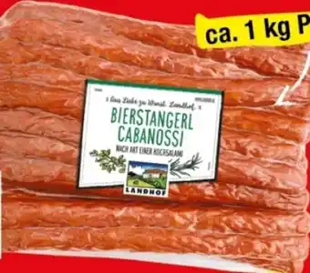 Maximarkt Landhof Bierstangerl Cabanossi Angebot