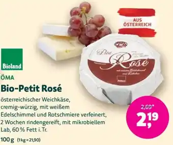 Denn's Biomarkt Bio-Petit Rosé Angebot