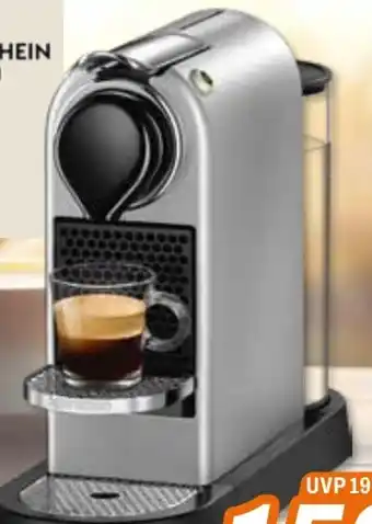 Expert Krups Nespresso Kapselmaschine CitiZ XN741B Silber Angebot