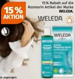 Müller auf die Rosmarin Artikel der Marke WELEDA Angebot