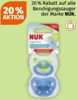 Müller auf alle Beruhigungssauger der Marke NUK Angebot