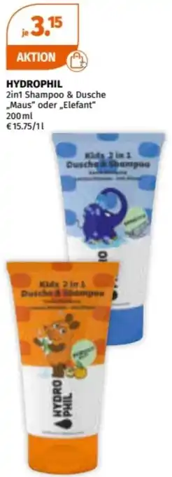 Müller HYDROPHIL 2in1 Shampoo & Dusche Angebot