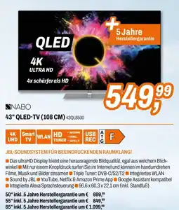 Expert NABO 43" QLED-TV Angebot