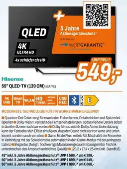 Expert Hisense 55" QLED-TV Angebot