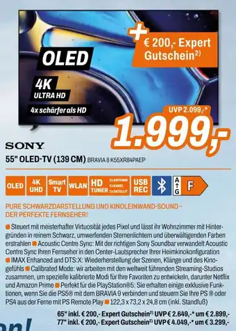 Expert SONY 55" OLED-TV Angebot