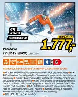 Expert Panasonic 75" LED-TV Angebot