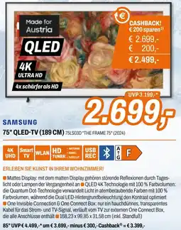 Expert SAMSUNG 75" QLED-TV Angebot