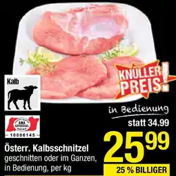 Maximarkt Österr. Kalbsschnitzel Angebot