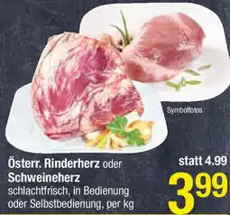 Maximarkt Österr. Rinderherz oder Schweineherz Angebot