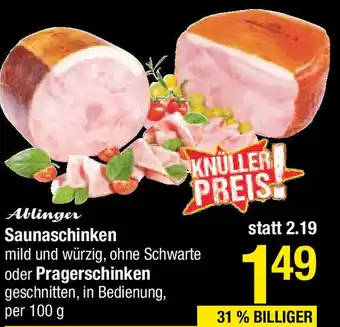 Maximarkt Saunaschinken Angebot