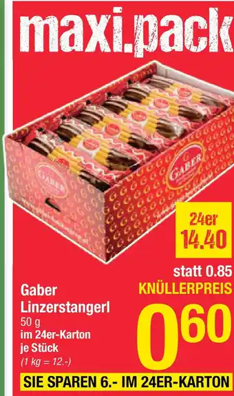 Maximarkt Gaber Linzerstangerl Angebot