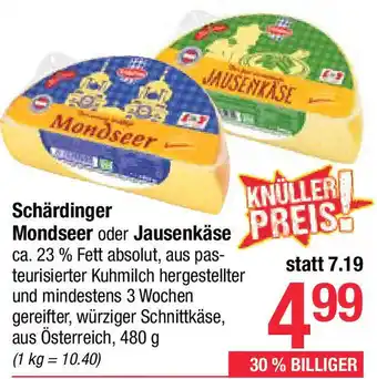 Maximarkt Schärdinger Mondseer oder Jausenkäse Angebot