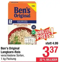 Maximarkt Ben's Original Langkorn-Reis Angebot