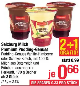 Maximarkt Salzburg Milch Premium Pudding-Genuss Angebot