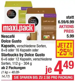 Maximarkt Nescafé Dolce Gusto Kapseln Angebot