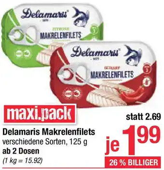 Maximarkt Delamaris Makrelenfilets Angebot