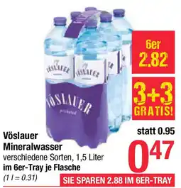 Maximarkt Vöslauer Mineralwasser Angebot