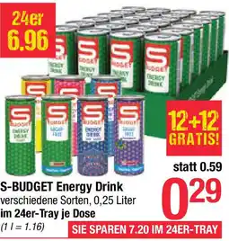 Maximarkt S-BUDGET Energy Drink Angebot