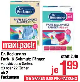 Maximarkt Dr. Beckmann Farb- & Schmutz Fänger Angebot