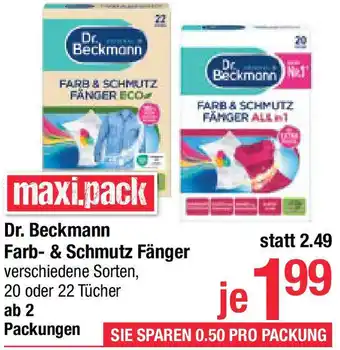 Maximarkt Dr. Beckmann Farb- & Schmutz Fänger Angebot